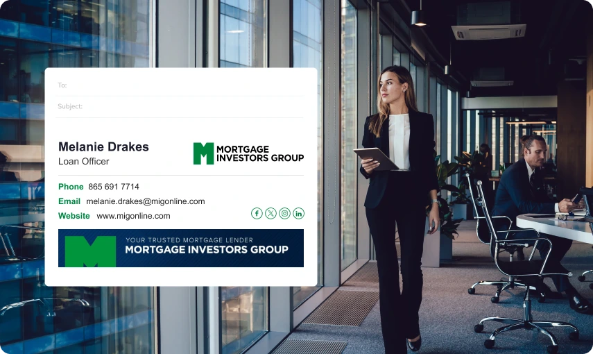 WiseStamp solution for finance hero image