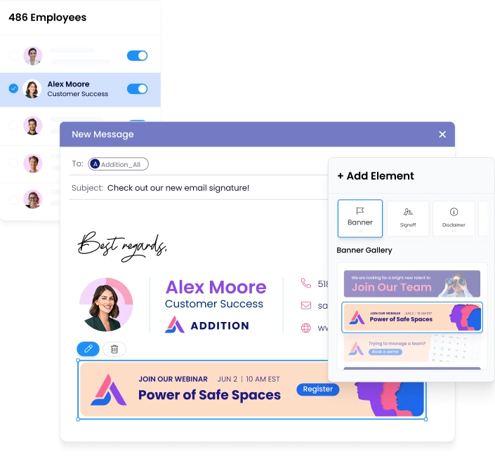 WiseStamp for growing companies hero image