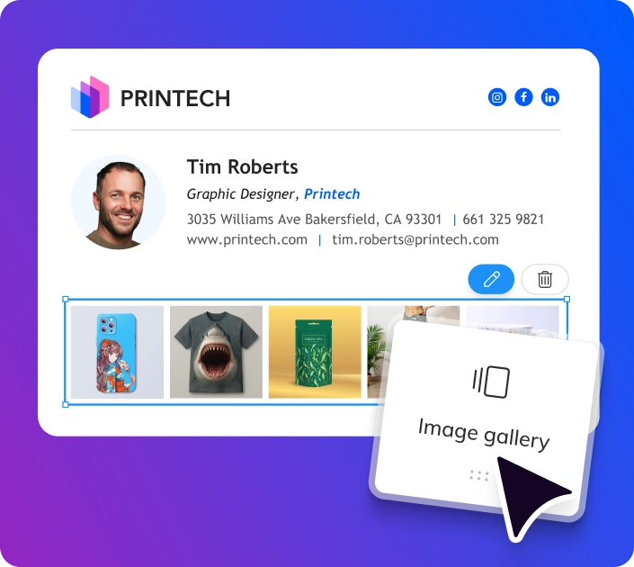 easily apply apps image gallery to you remail signature